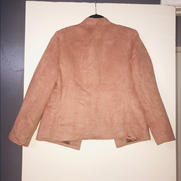 NWOT Chico size 1 blush no button open blazer - Picture 5 of 5